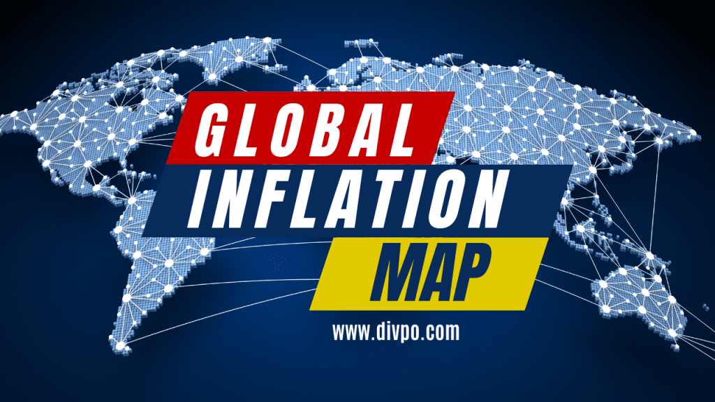 World map highlighting countries with high inflation rates।