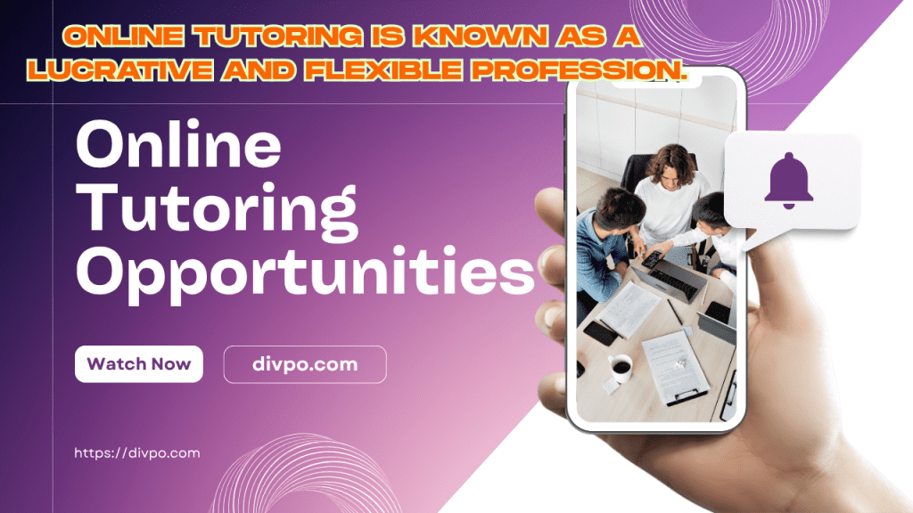 Online Tutoring Opportunities